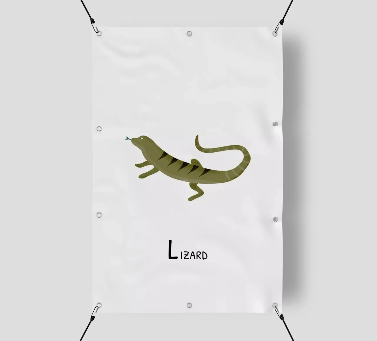 Lizard telo in pvc da Little Flourishes
