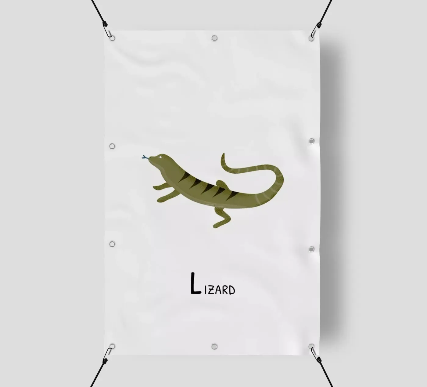 Lizard telo in pvc da Little Flourishes