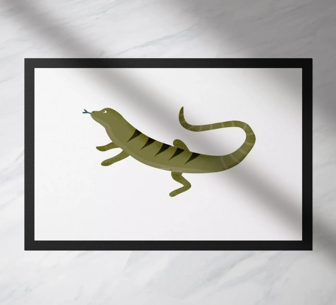 Lizard doormat by Little Flourishes