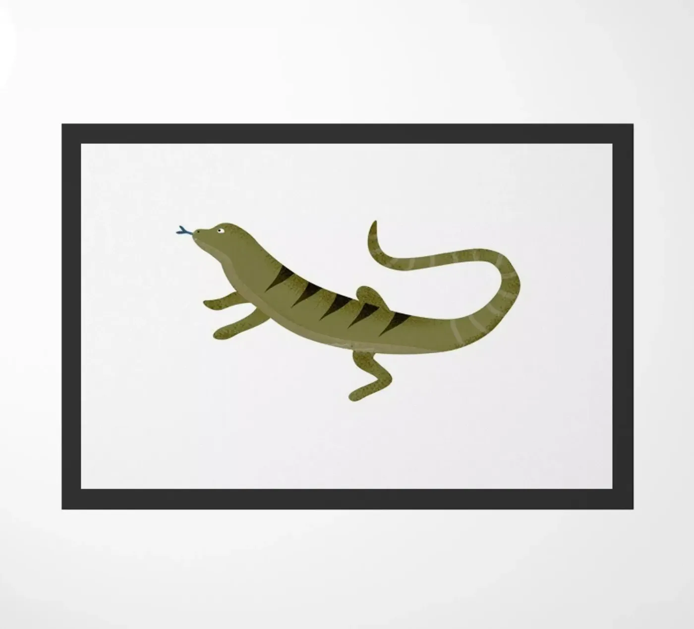 Lizard doormat by Little Flourishes