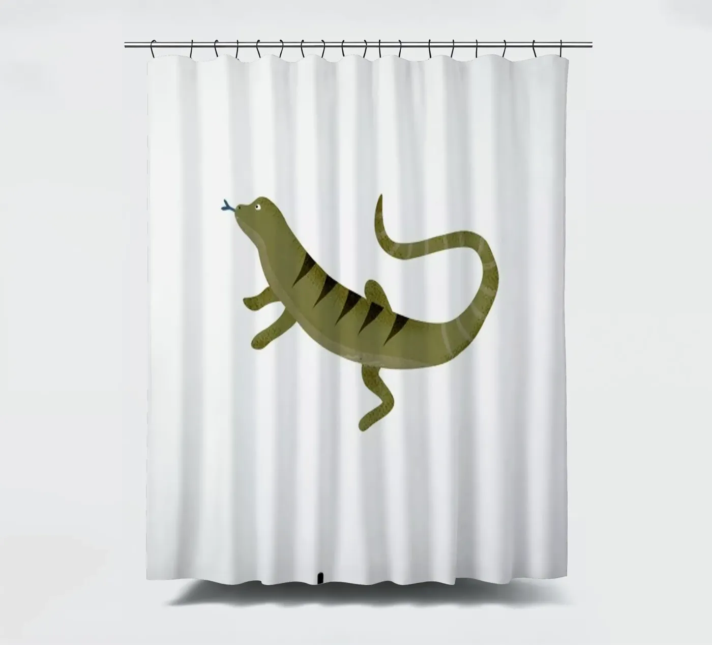 Lizard Duschvorhang von Little Flourishes