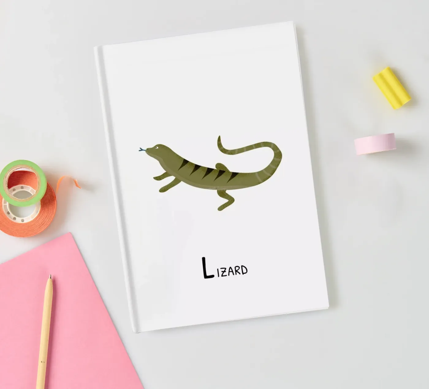 Lizard carnet de Little Flourishes