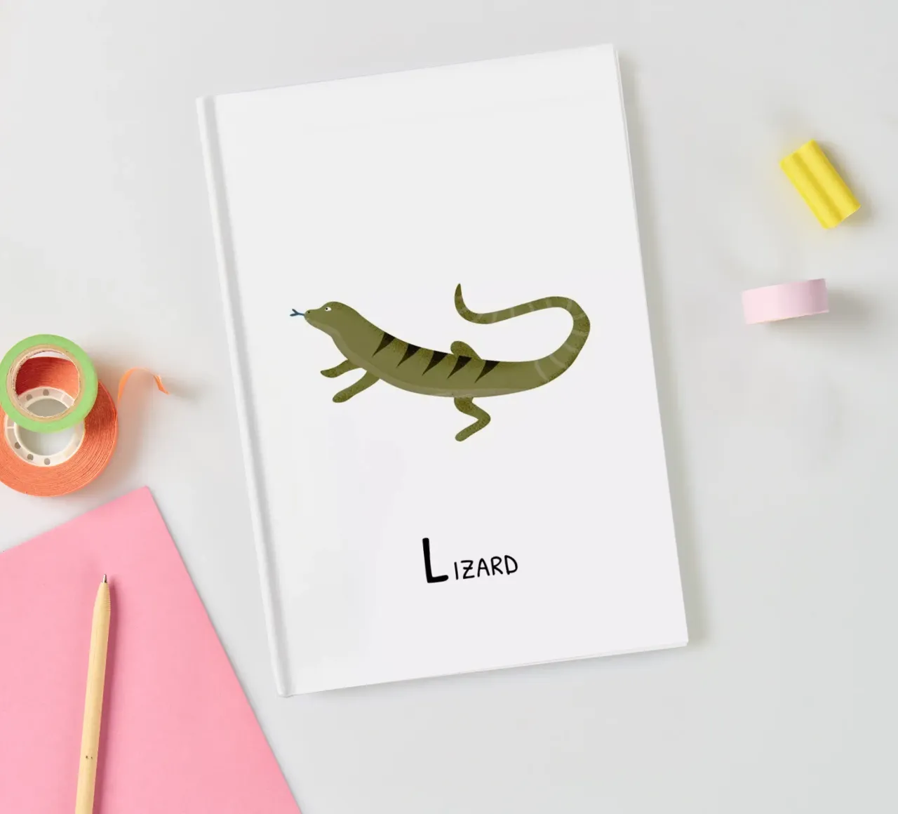 Lizard notebook by Little Flourishes