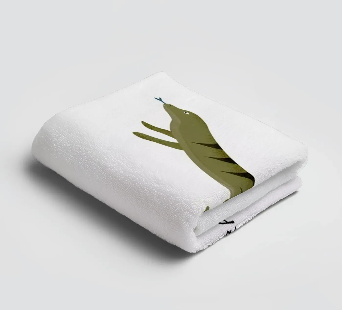 Lizard towel by Little Flourishes