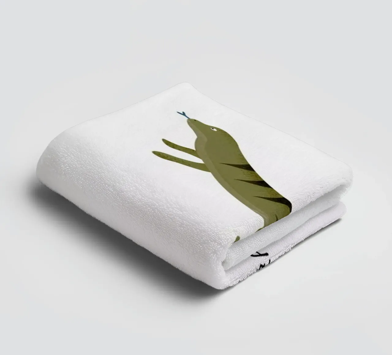 Lizard asciugamano da bagno da Little Flourishes