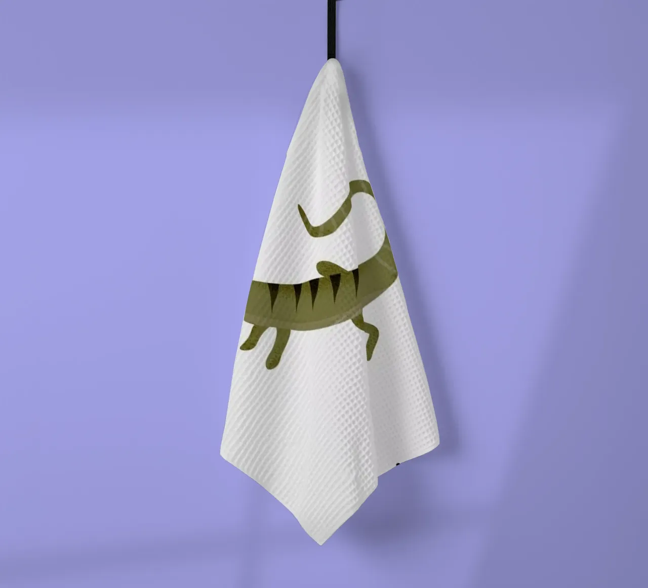 Lizard canovaccio da cucina da Little Flourishes