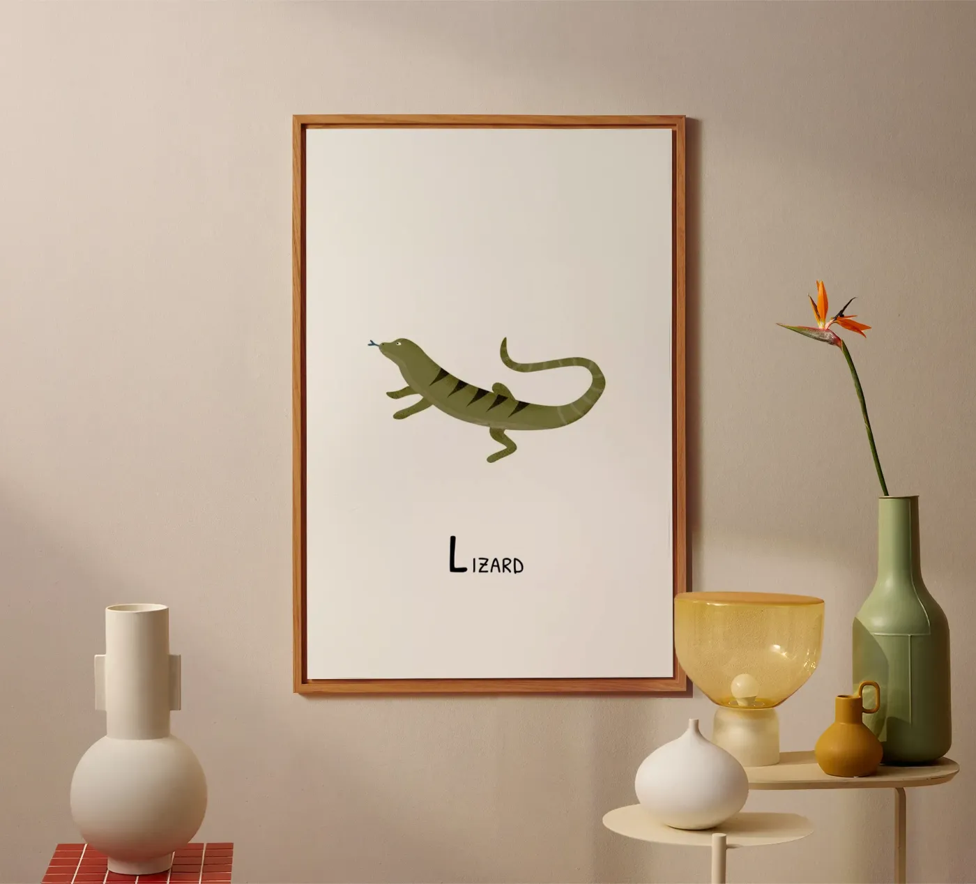 Lizard pannello forex da Little Flourishes