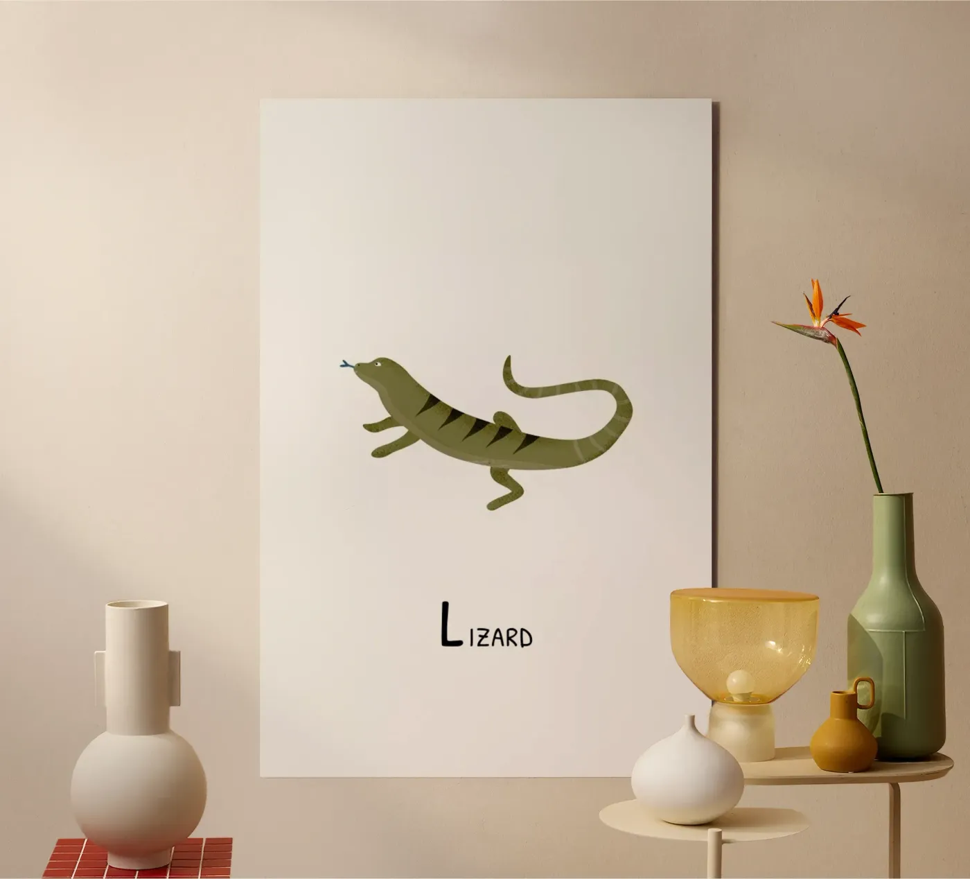 Lizard pannello forex da Little Flourishes