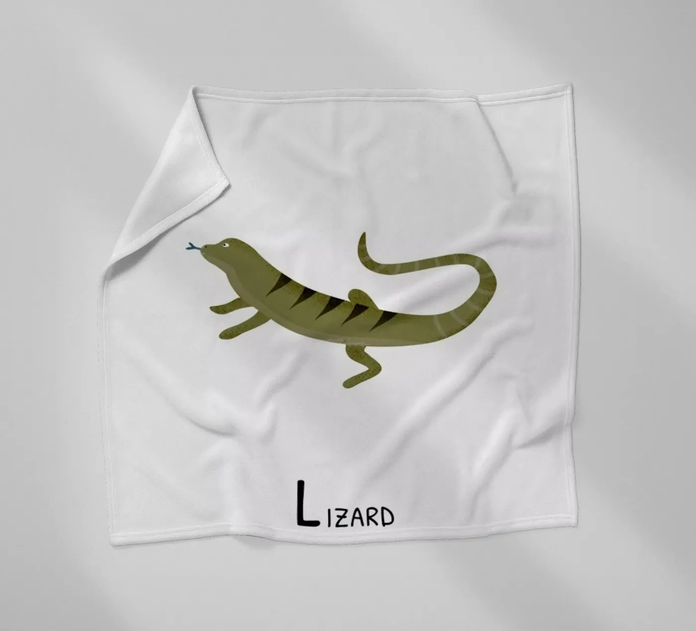 Lizard coperta in pile da Little Flourishes