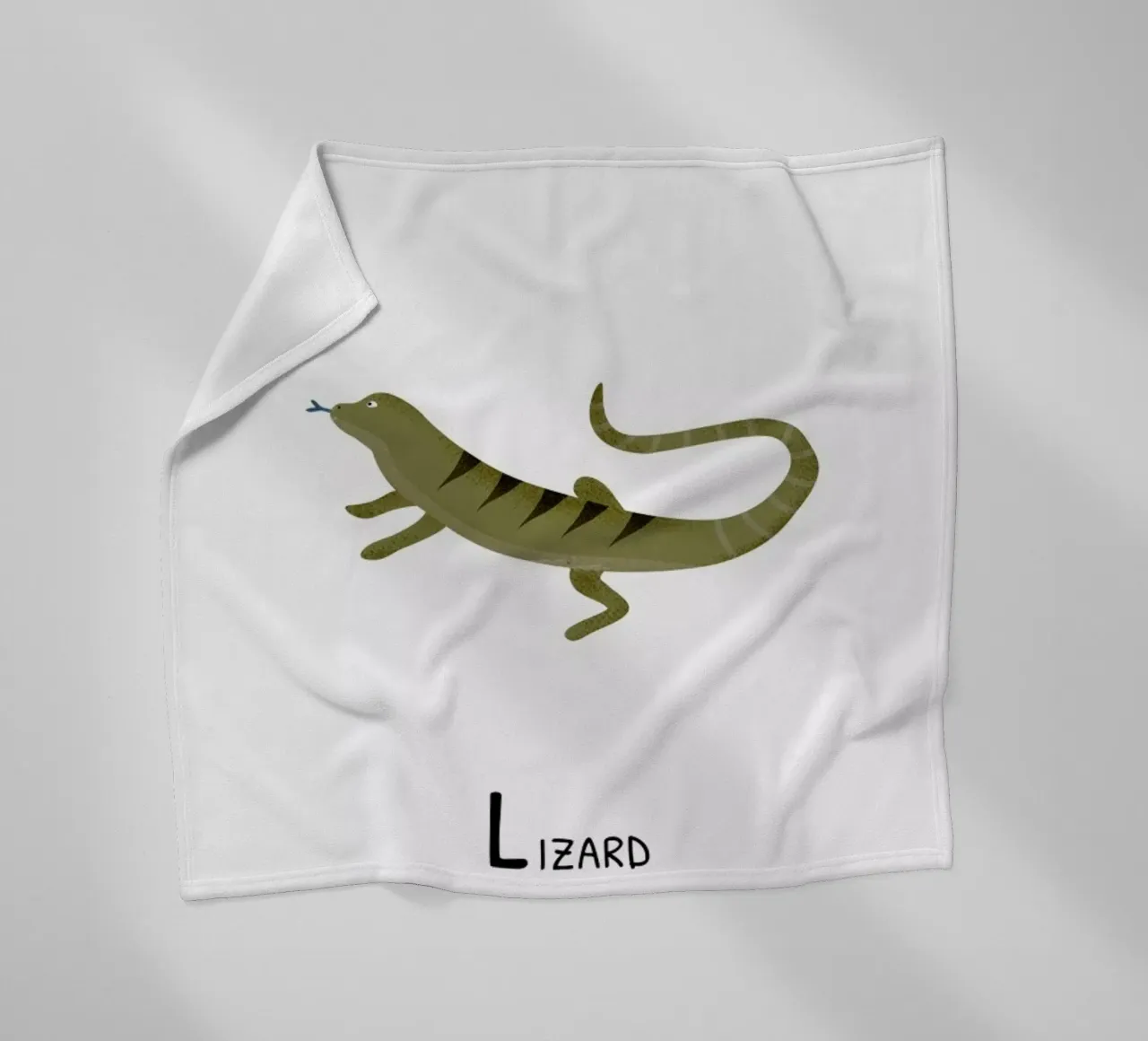 Lizard fleecedeken van Little Flourishes