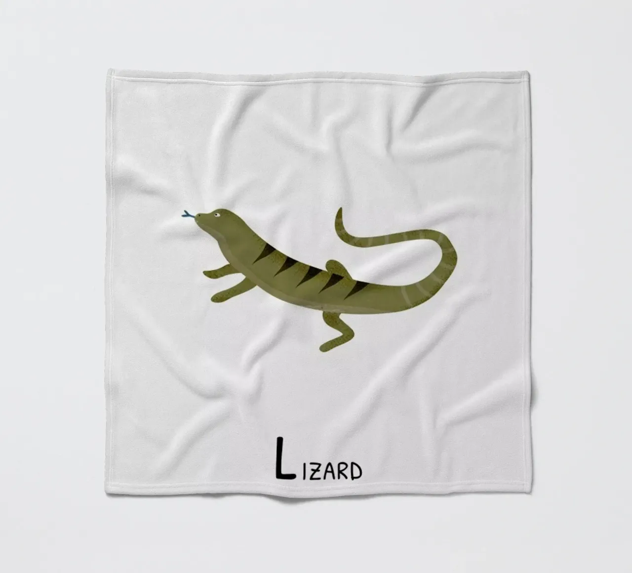 Lizard fleecedeken van Little Flourishes