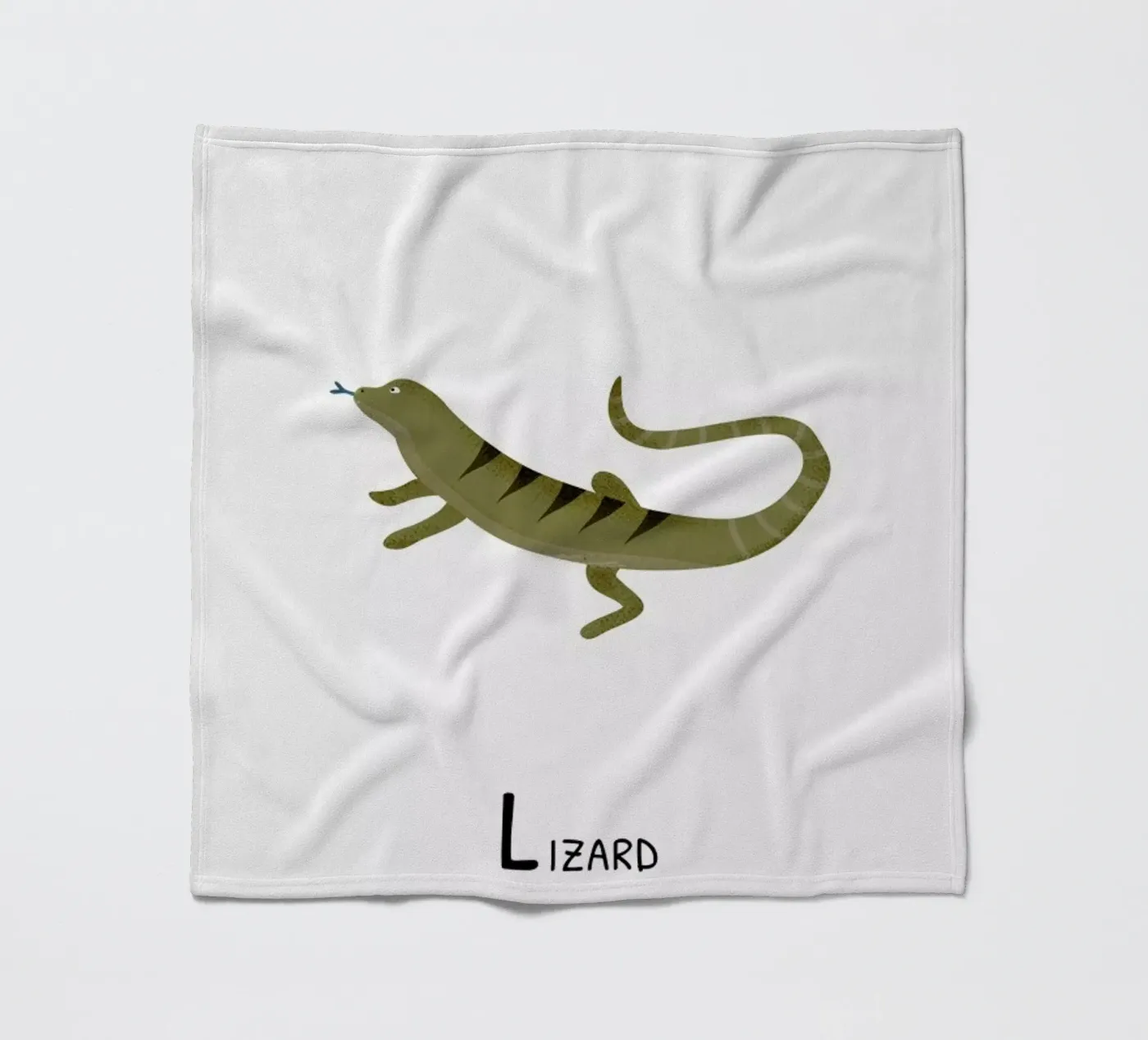 Lizard fleecedeken van Little Flourishes