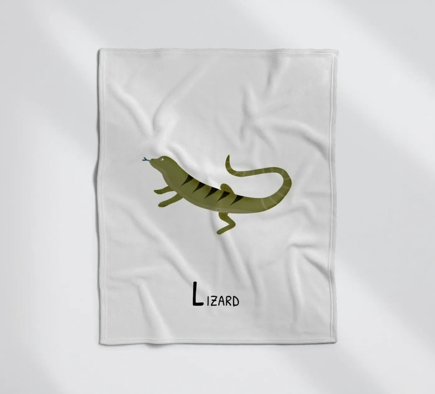 Lizard coperta in pile da Little Flourishes