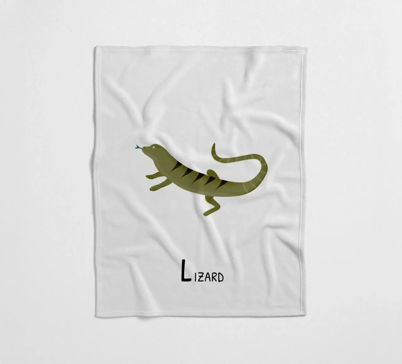 Lizard fleecedeken van Little Flourishes