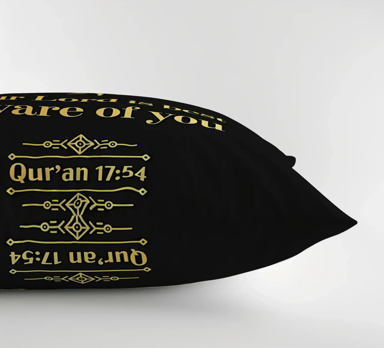 Surat Al Isra' Versetto 54 cuscino da Albert S Jacob
