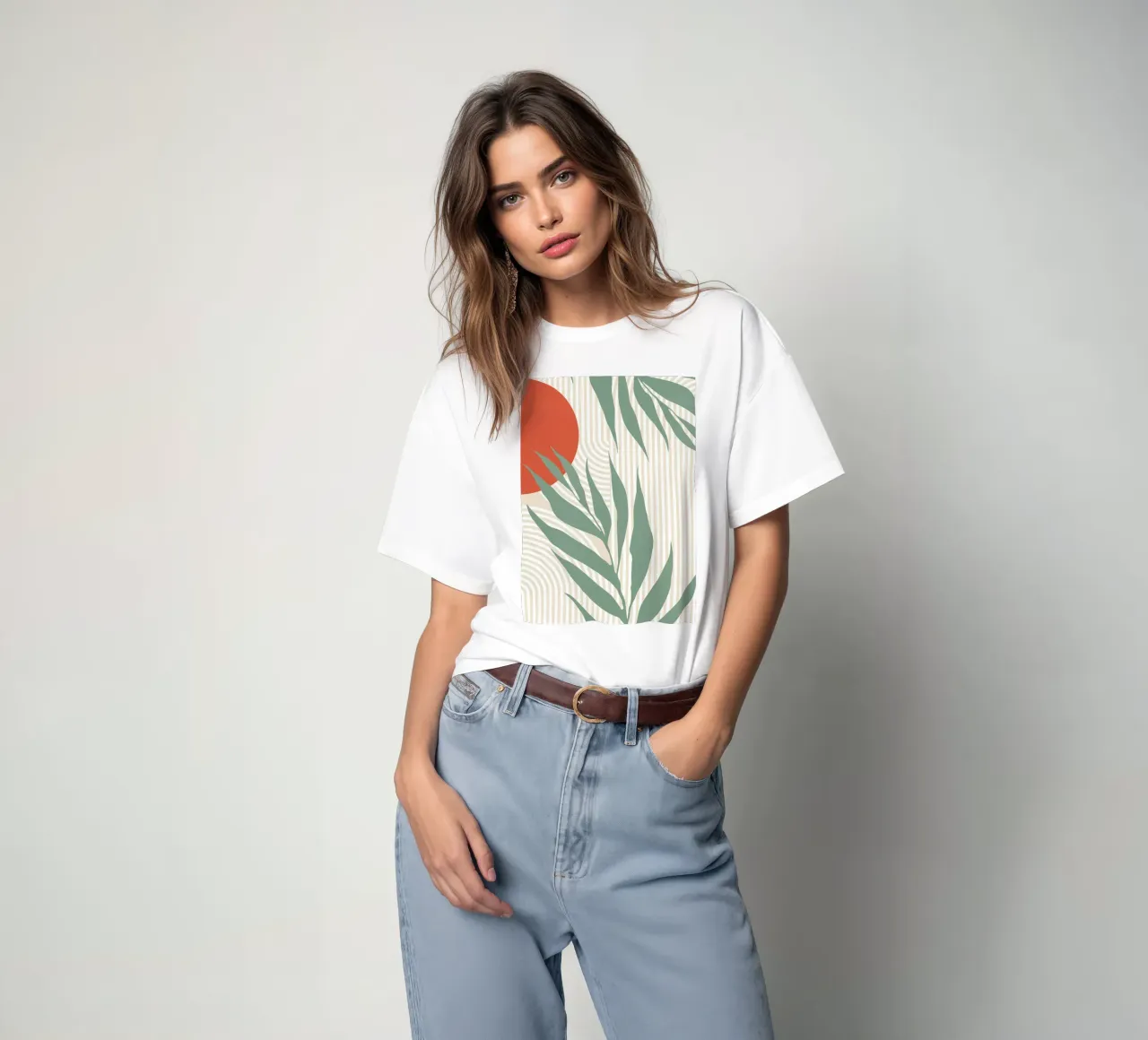 Minimalista floreale 01 t-shirt da Rebecca Clark Wyrick