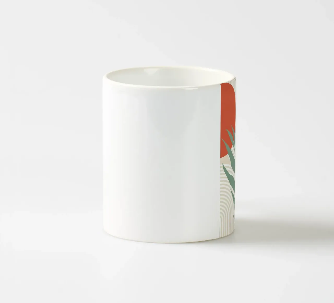 Minimalista floreale 01 tazza in ceramica da Rebecca Clark Wyrick
