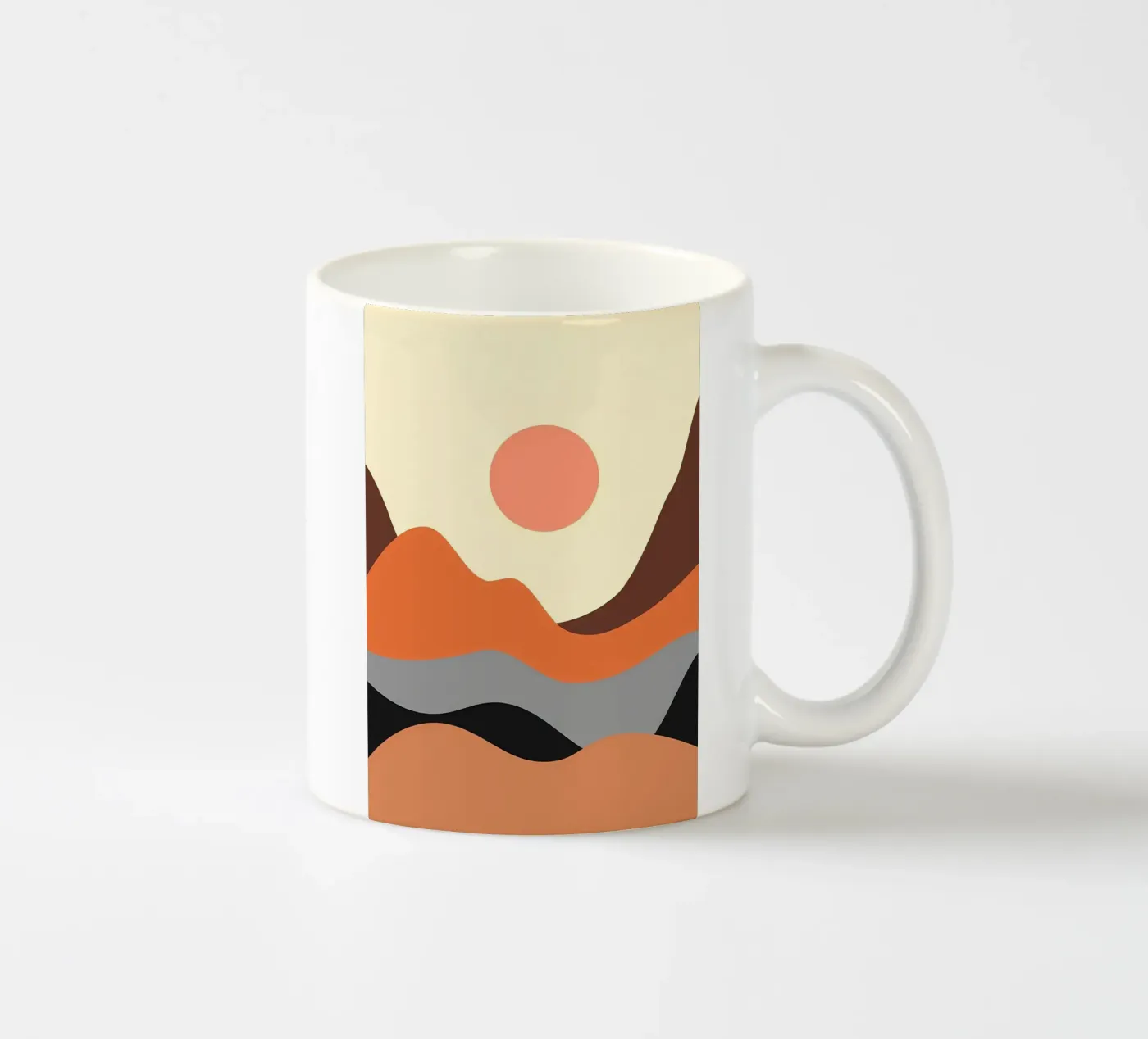 Poster ceramic mug by James M Coyle
