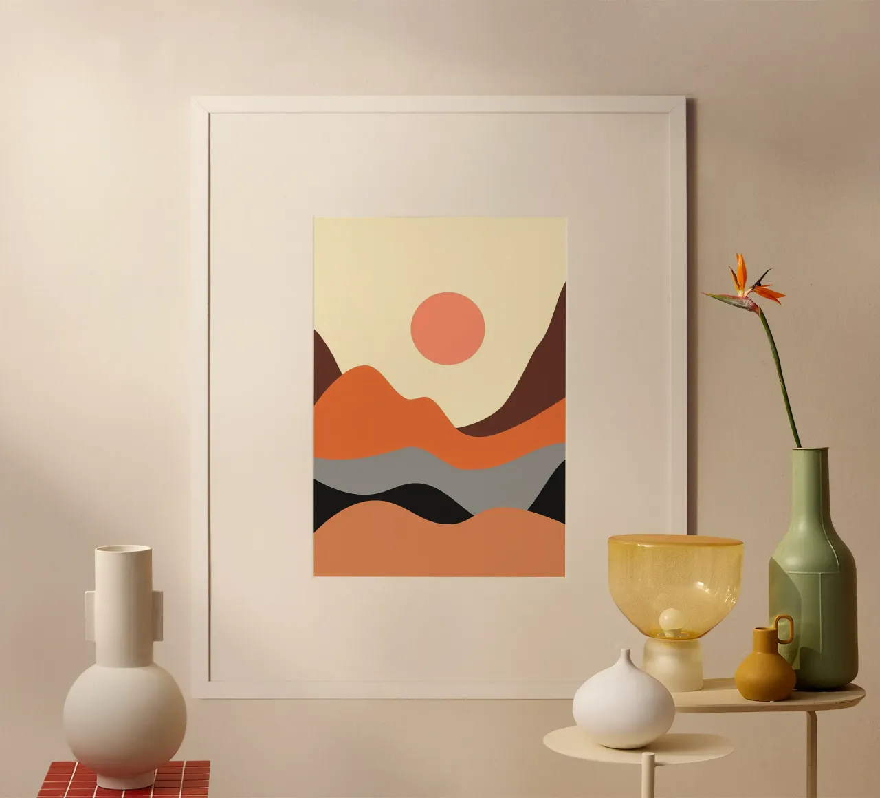 Affiche poster avec cadre en bois de James M Coyle