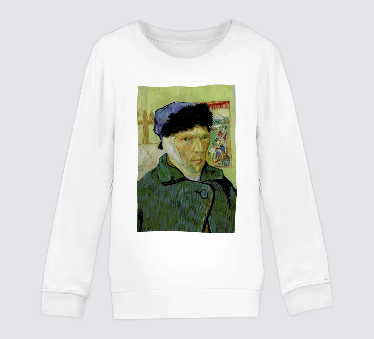 van Gogh - Self-Portrait with Bandaged Ear felpa bambino da ARTOTHEK