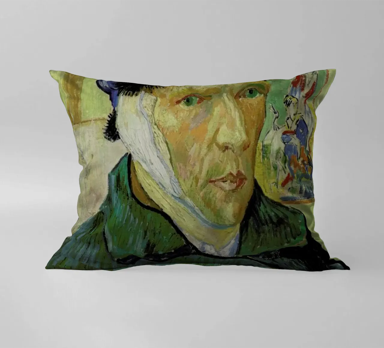 van Gogh - Self-Portrait with Bandaged Ear cuscino da ARTOTHEK