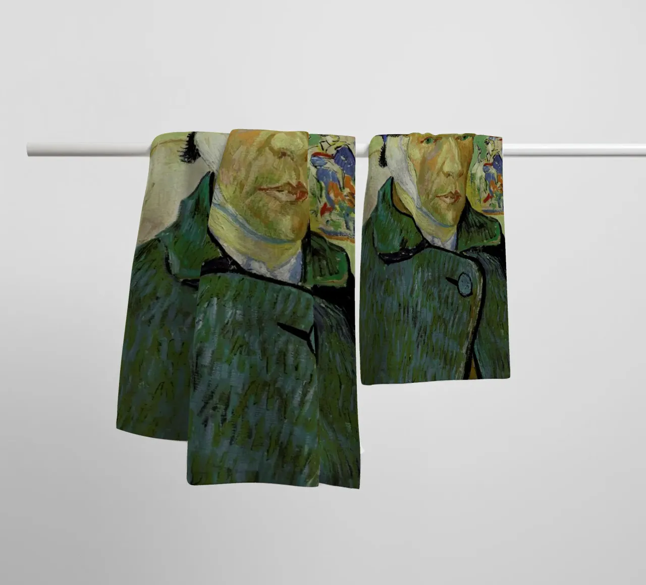 van Gogh - Self-Portrait with Bandaged Ear asciugamano da bagno da ARTOTHEK