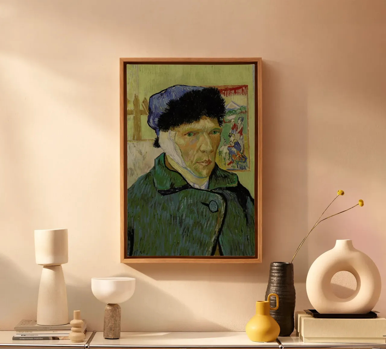 van Gogh - Self-Portrait with Bandaged Ear Leinwand von ARTOTHEK