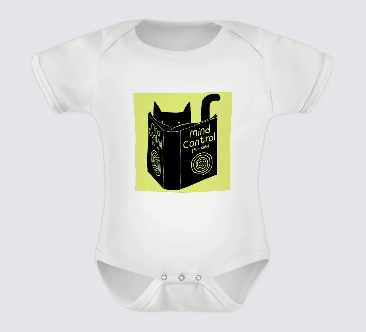 Mind Control Kurzarm Babybody von Tobe Fonseca