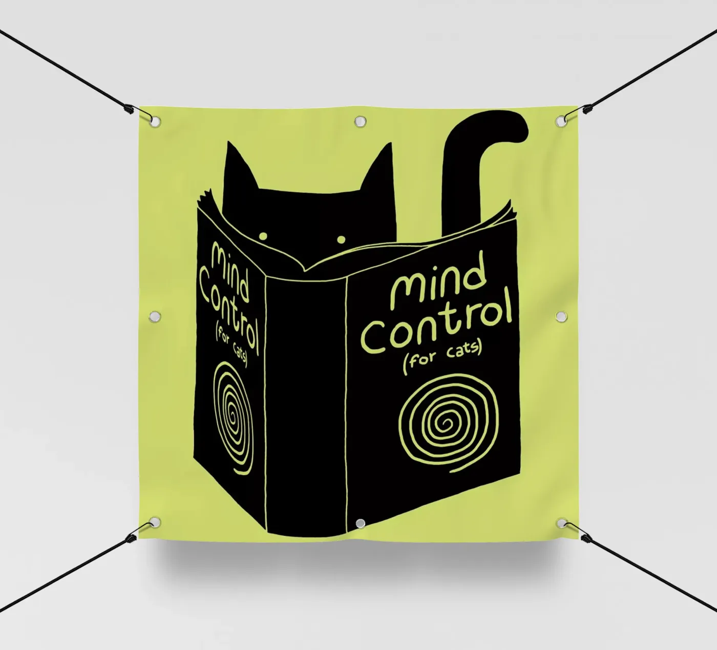 Mind Control telo in pvc da Tobe Fonseca