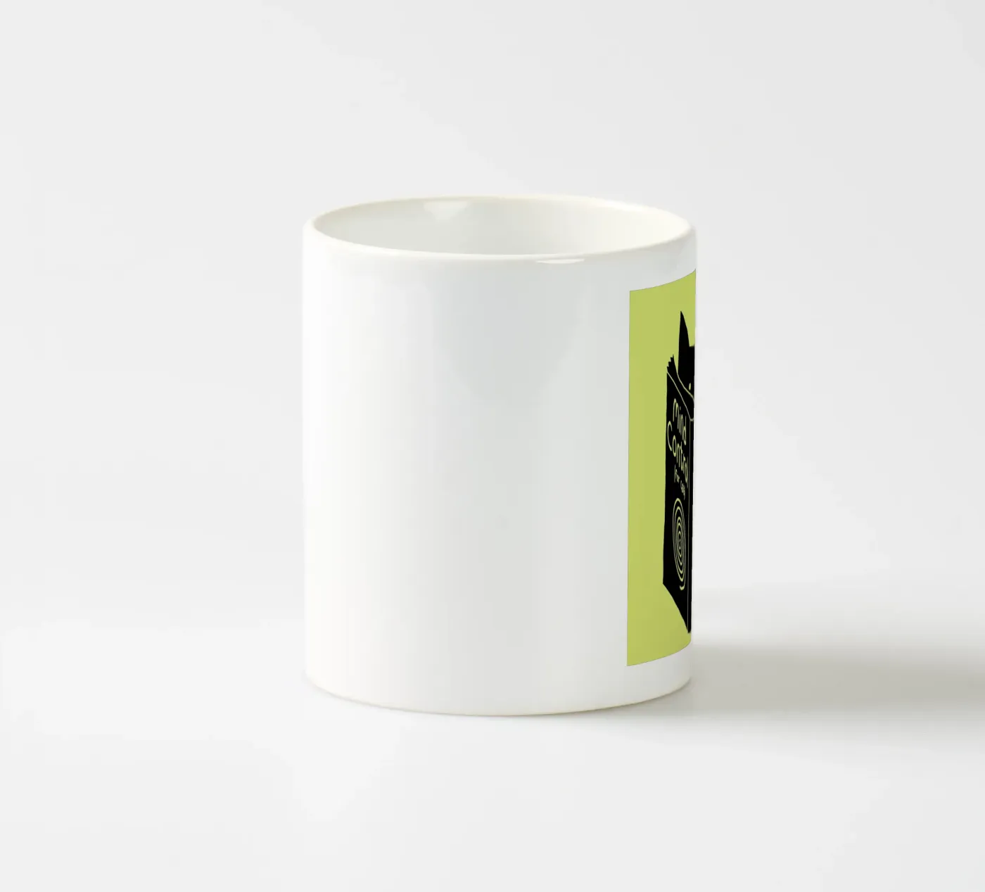 Mind Control ceramic mug by Tobe Fonseca