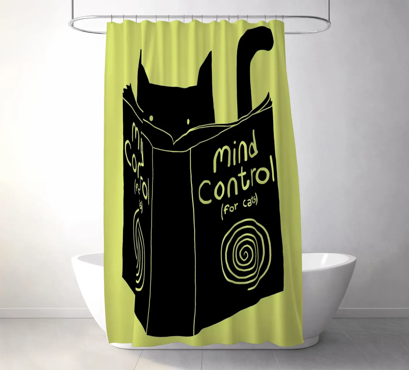 Mind Control Duschvorhang von Tobe Fonseca