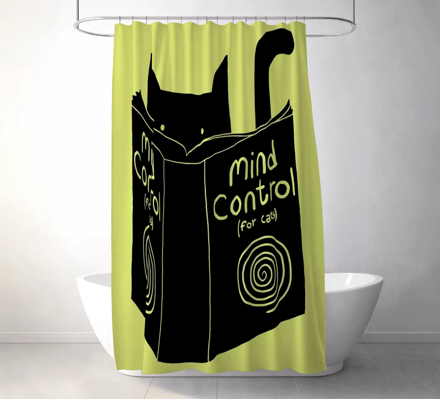 Mind Control Duschvorhang von Tobe Fonseca