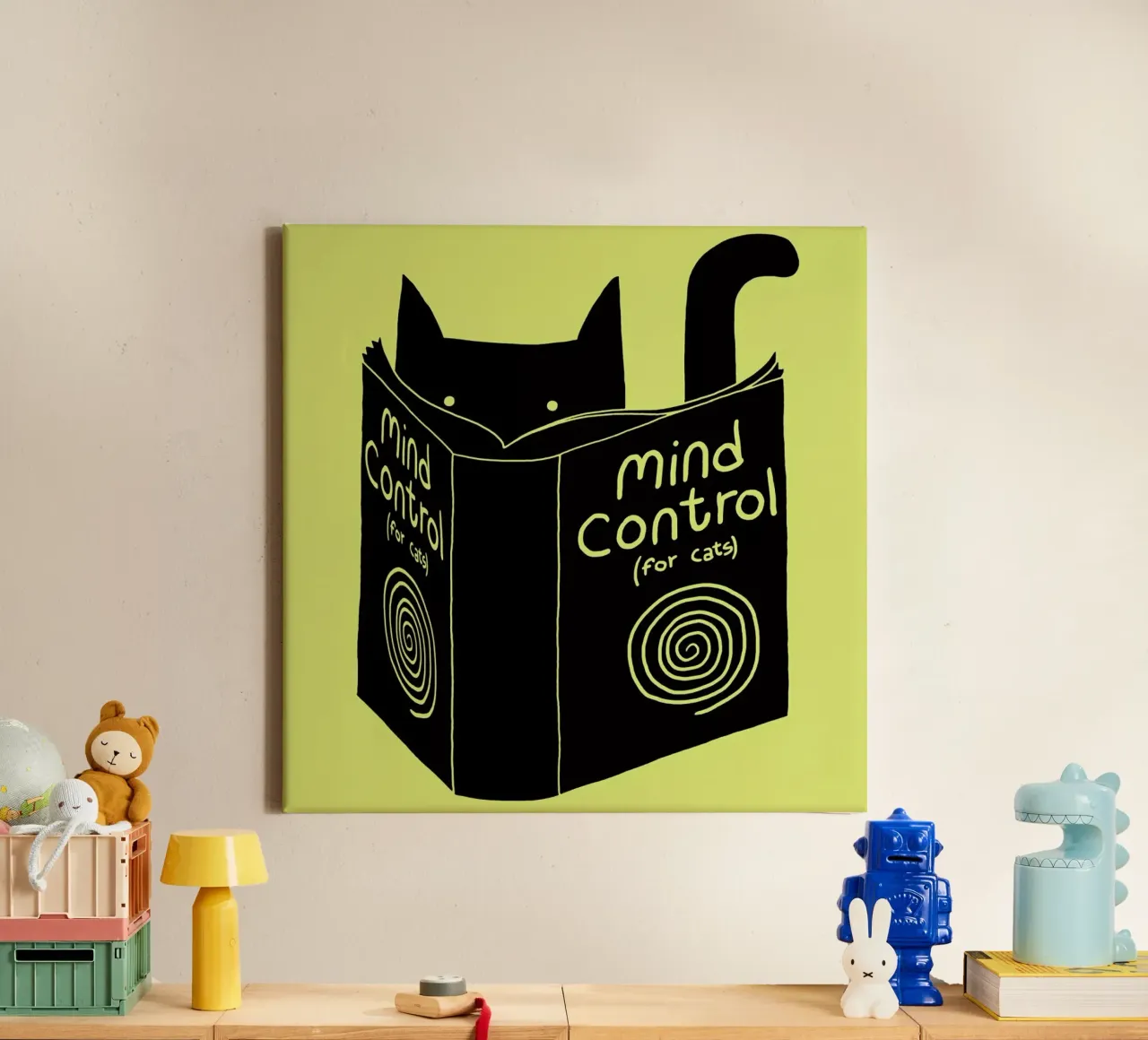 Mind Control tela con Cornice a cassetta da Tobe Fonseca