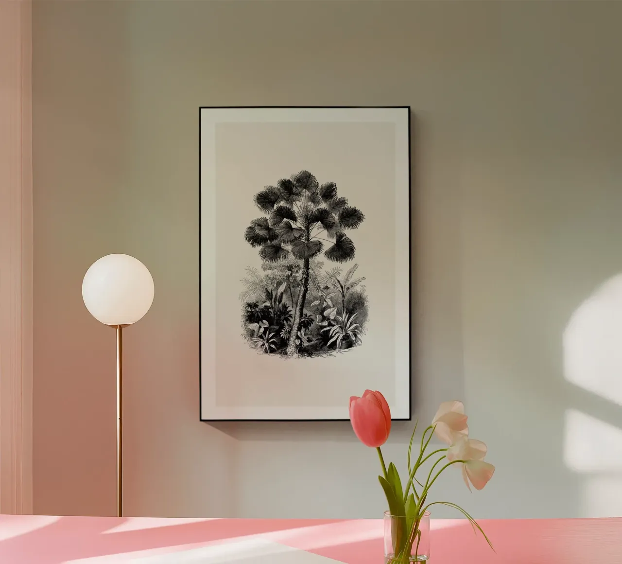 Fan Palm plexiglass da Flora & Fauna