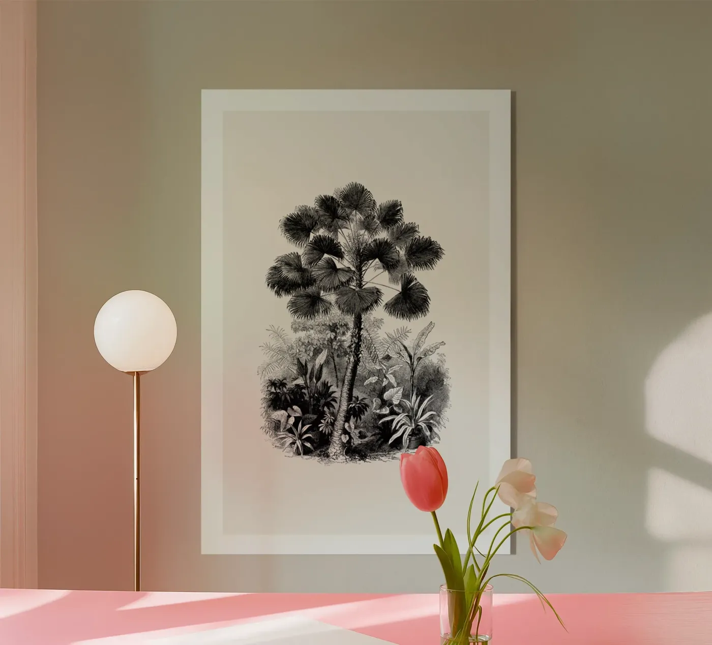 Fan Palm plexiglass da Flora & Fauna