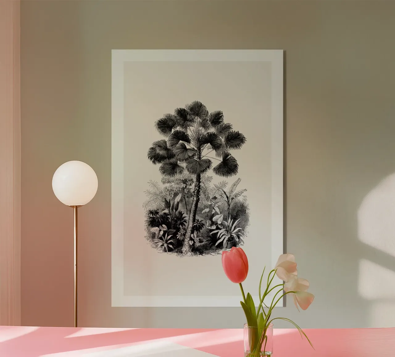 Fan Palm plexiglass da Flora & Fauna