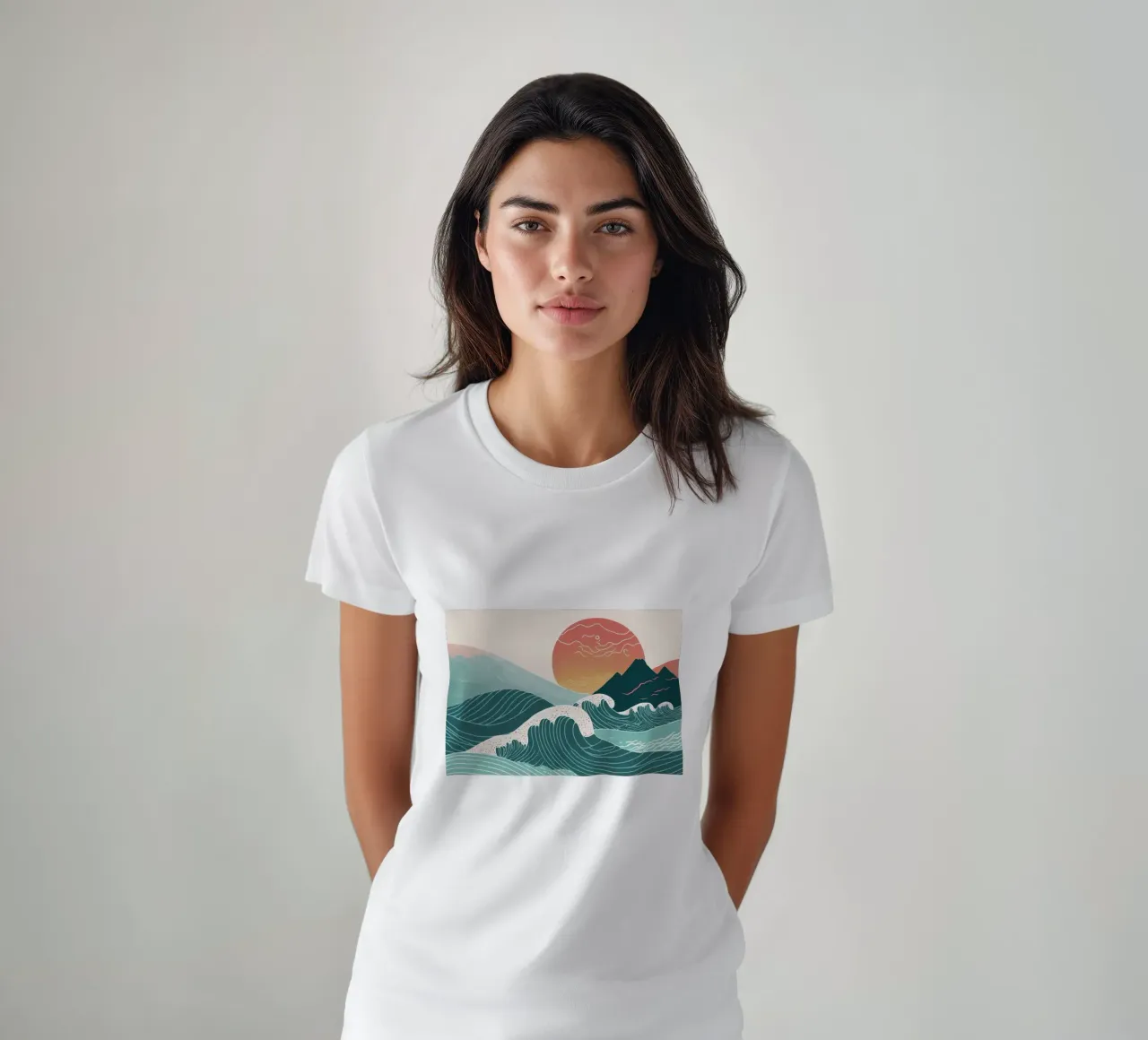 The Great Wave Of Japan t-shirt by James M Coyle