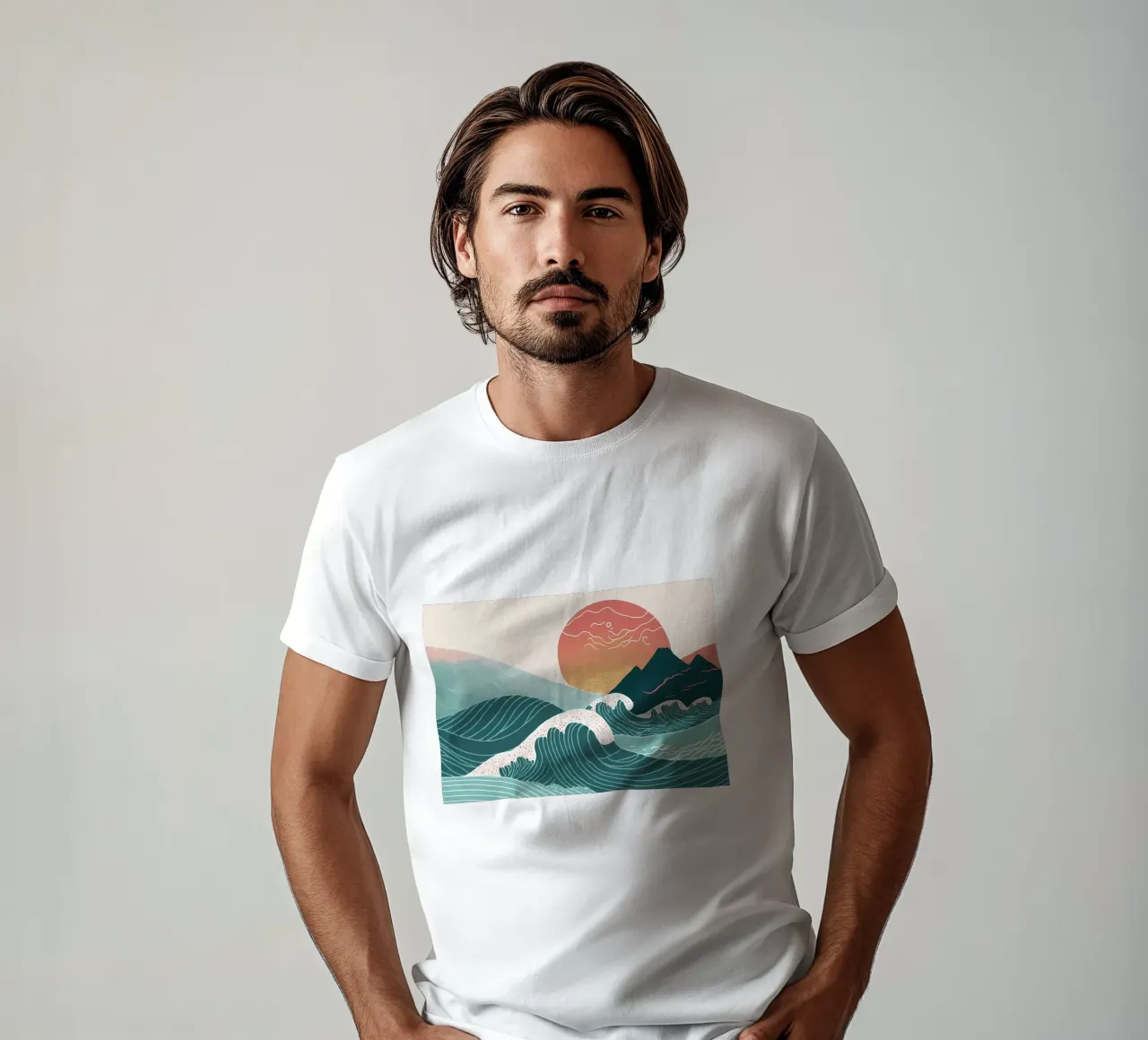 The Great Wave Of Japan t-shirt by James M Coyle
