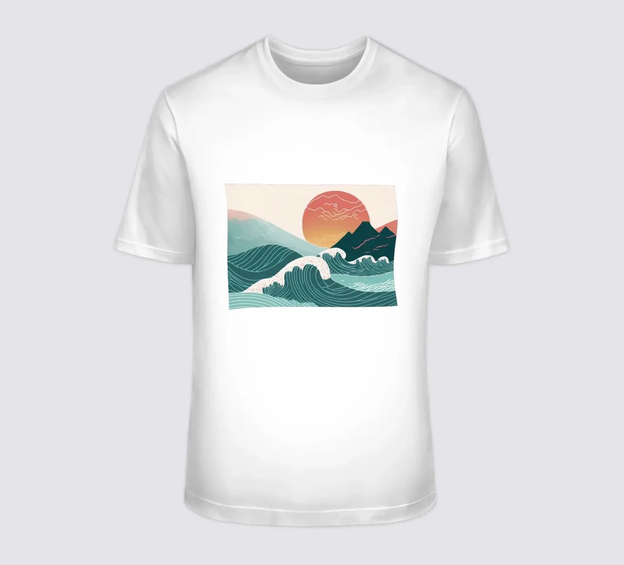 The Great Wave Of Japan t-shirt by James M Coyle