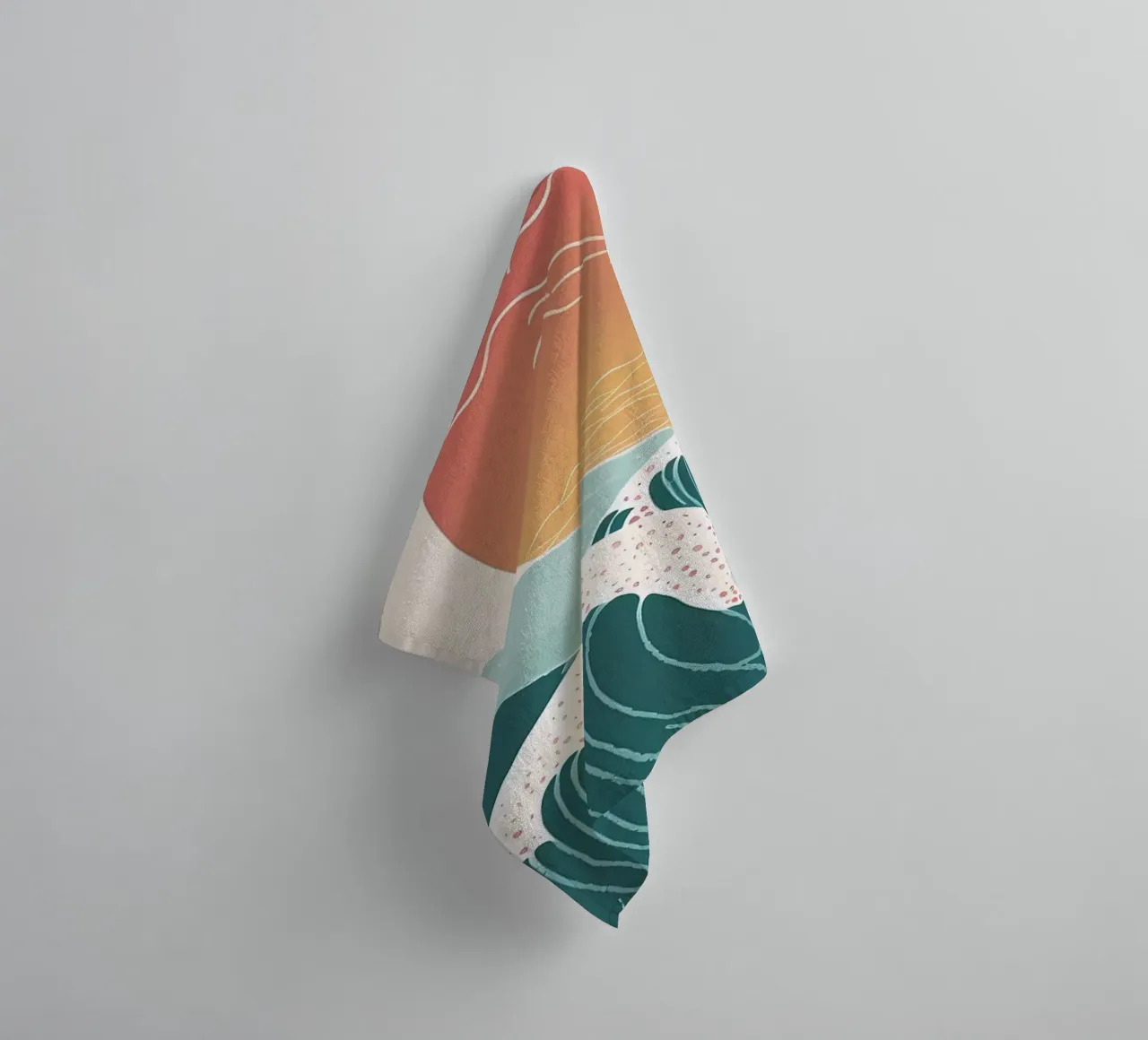La grande vague du Japon serviette de bain de James M Coyle