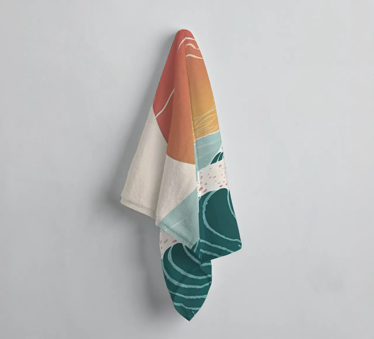 La grande vague du Japon serviette de bain de James M Coyle