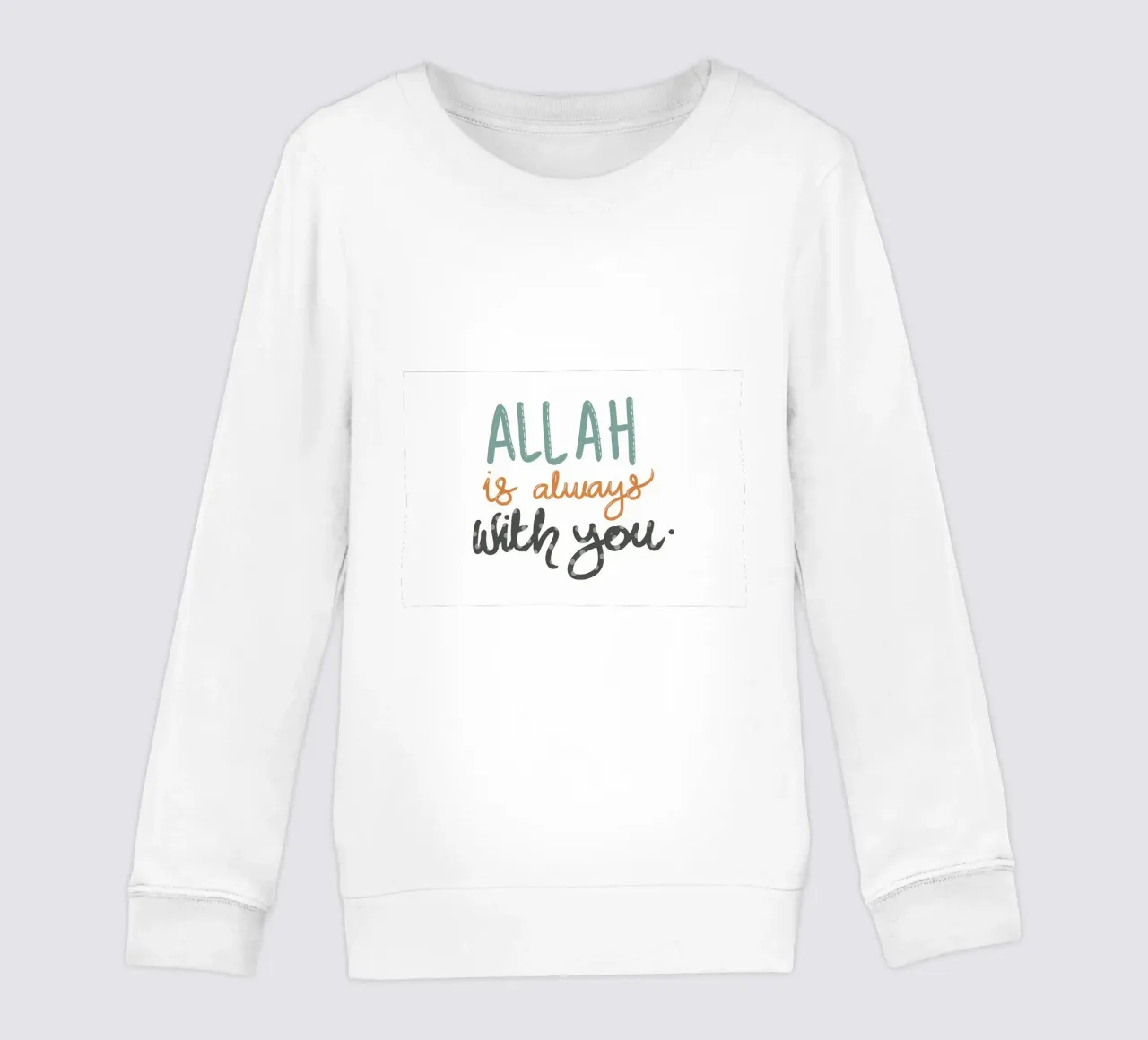 Allah è sempre con voi felpa bambino da Albert S Jacob