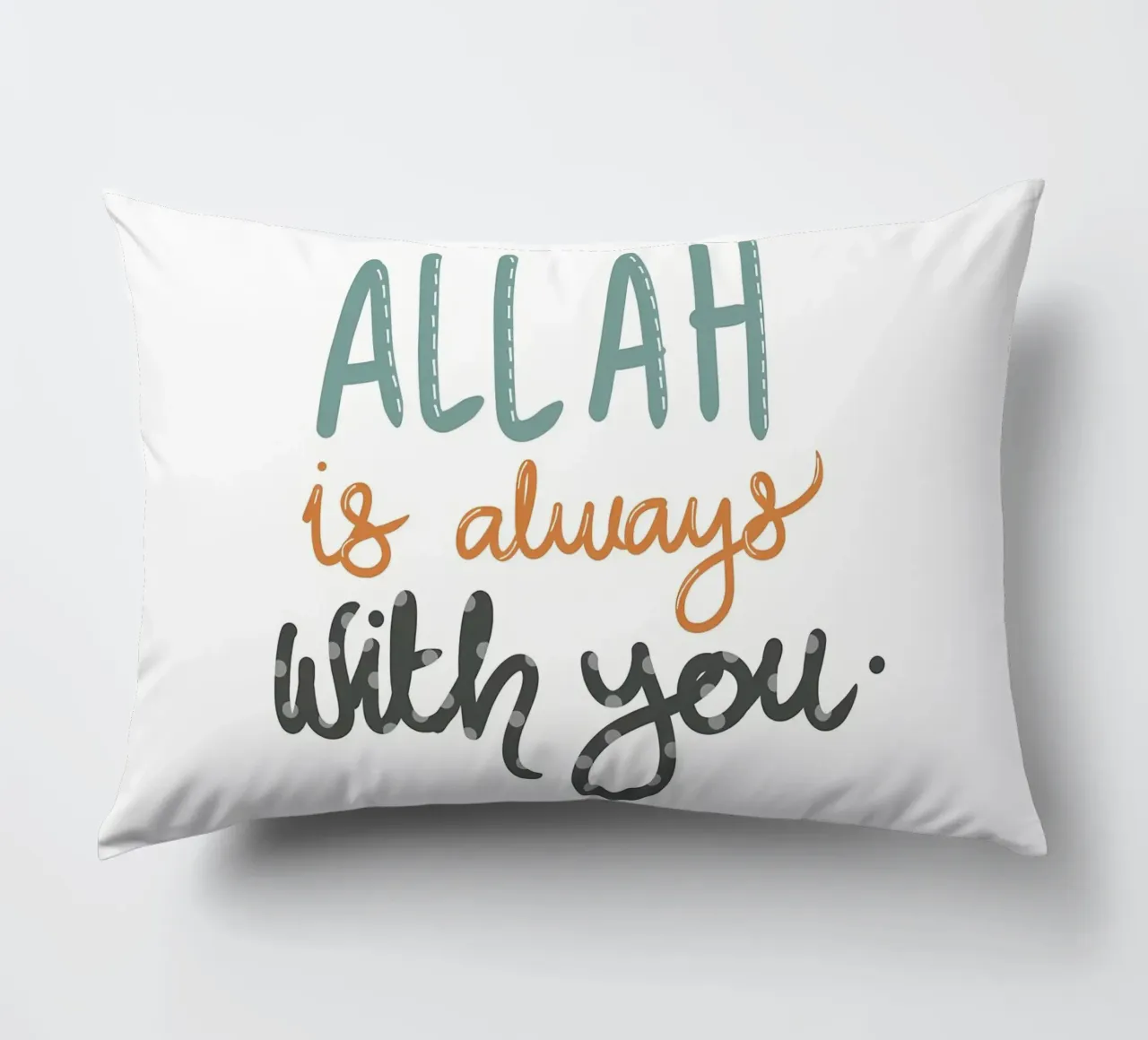 Allah è sempre con voi cuscino da Albert S Jacob