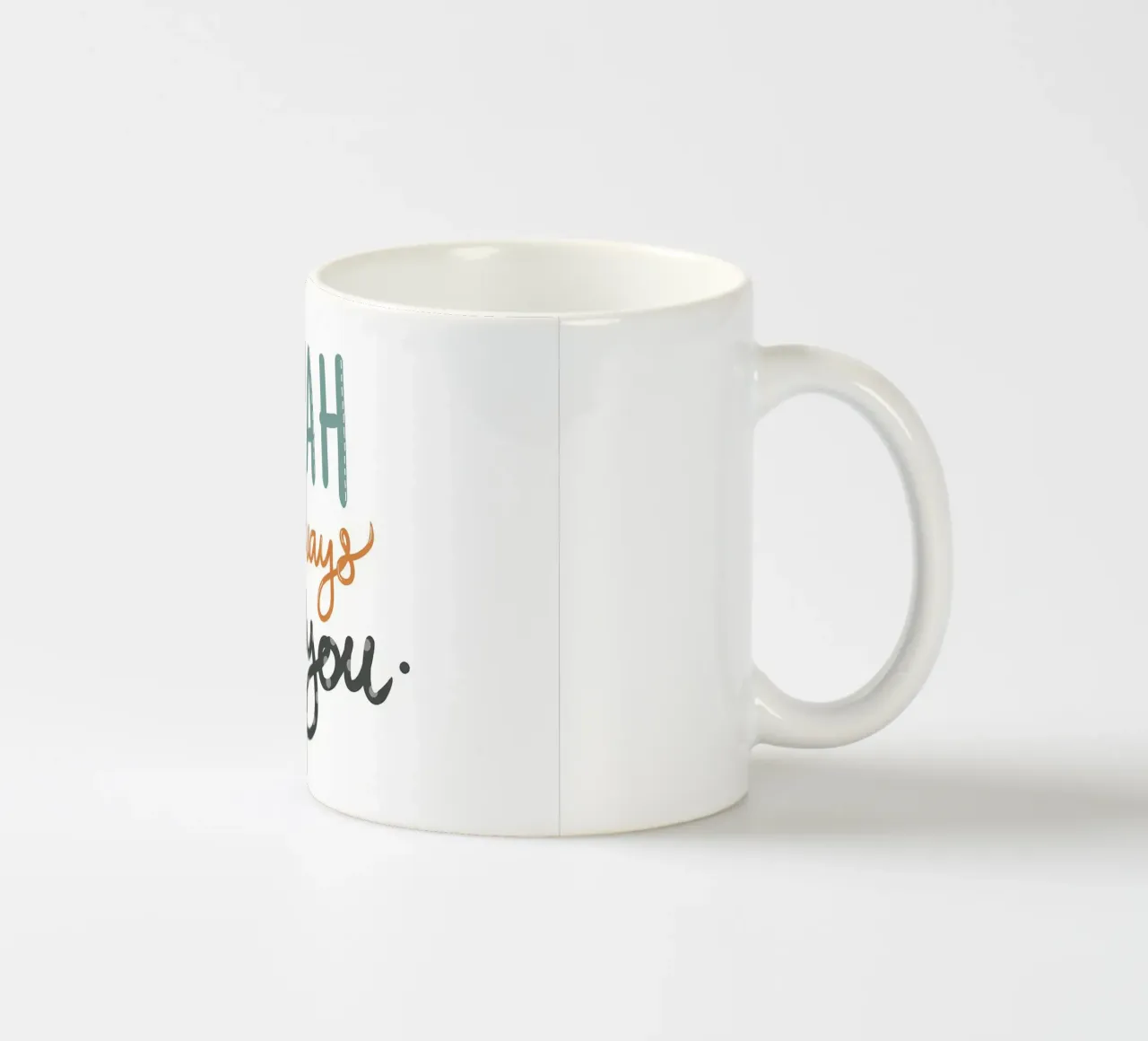 Allah è sempre con voi tazza in ceramica da Albert S Jacob