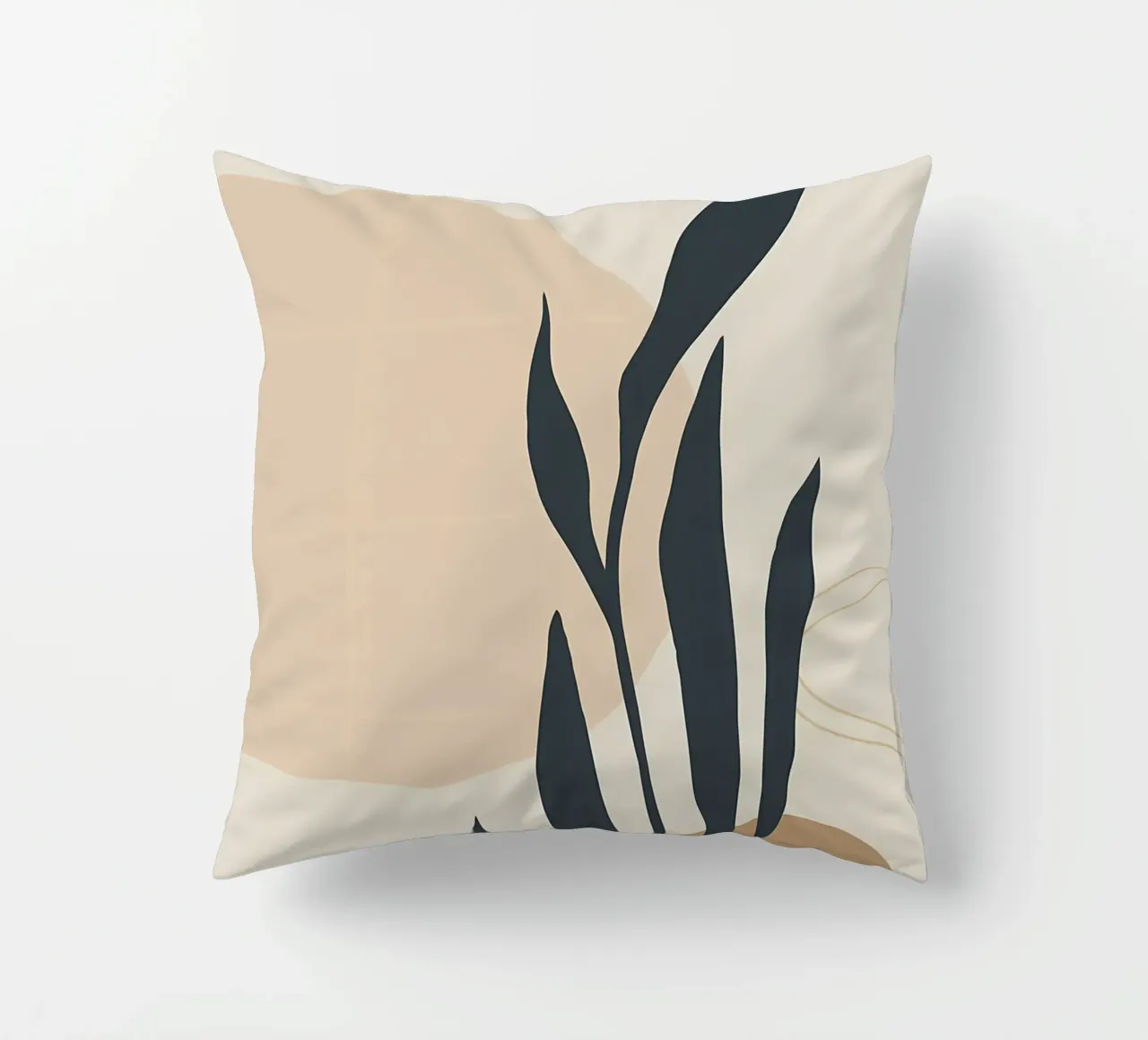 Astratto botanico verde cuscino da Rebecca Clark Wyrick