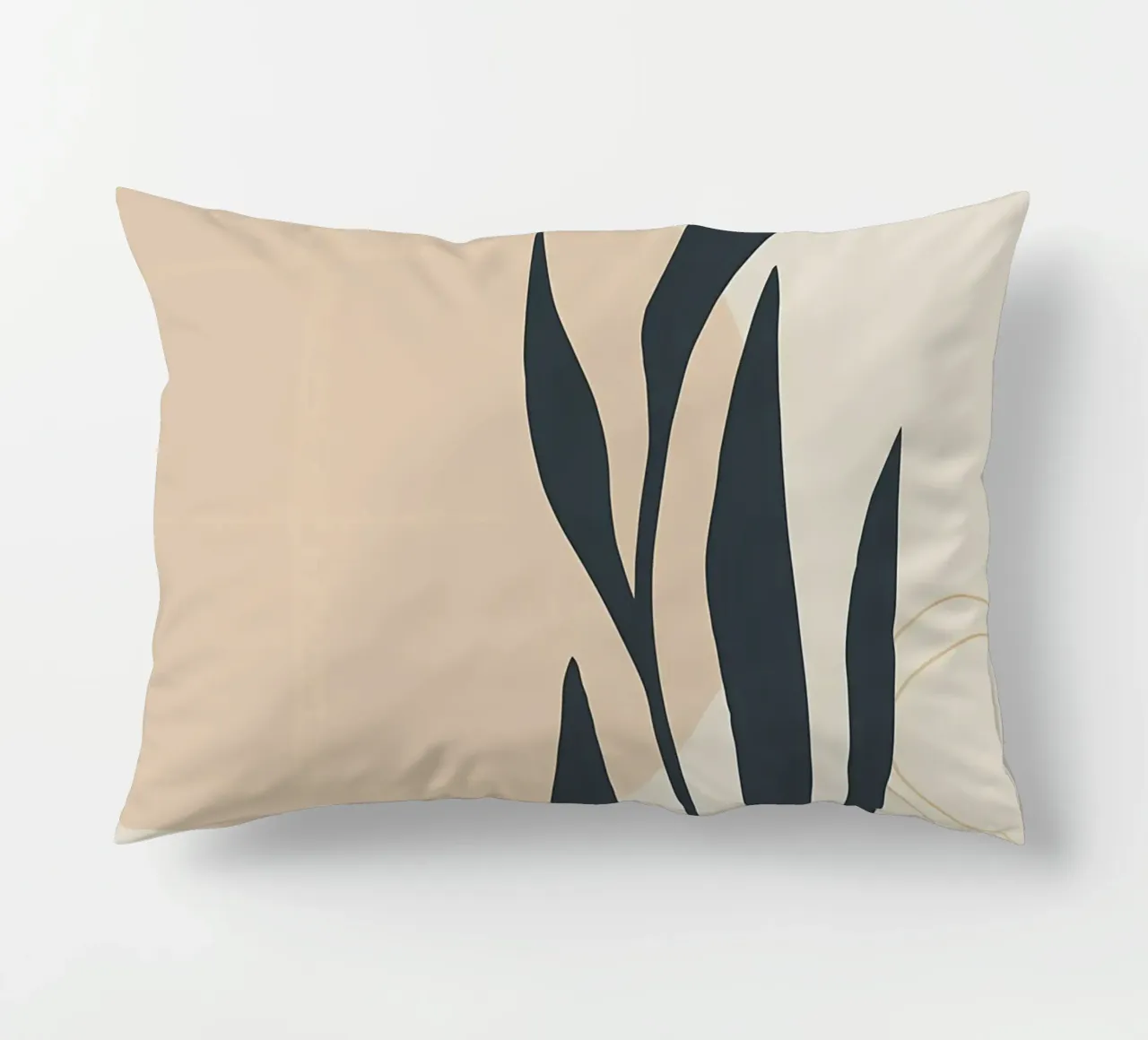 Astratto botanico verde cuscino da Rebecca Clark Wyrick