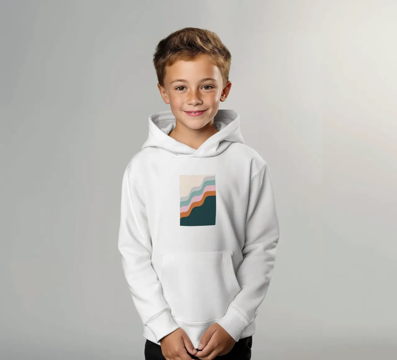 Serene Waves kids hoodie by James M Coyle