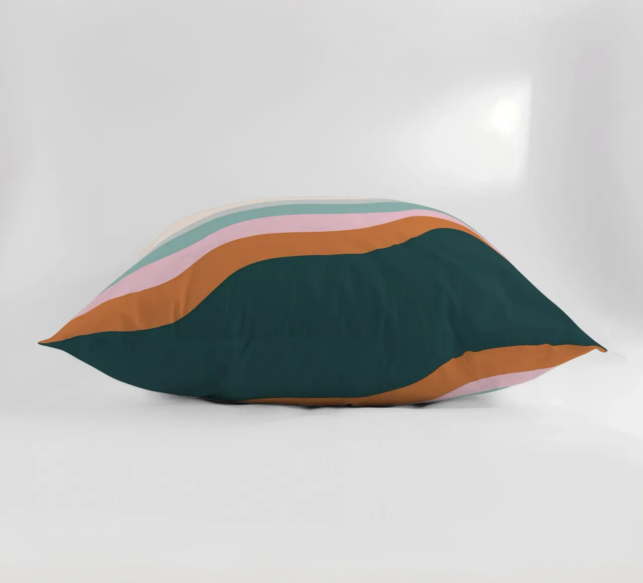 Serene Waves decorative cushion by James M Coyle