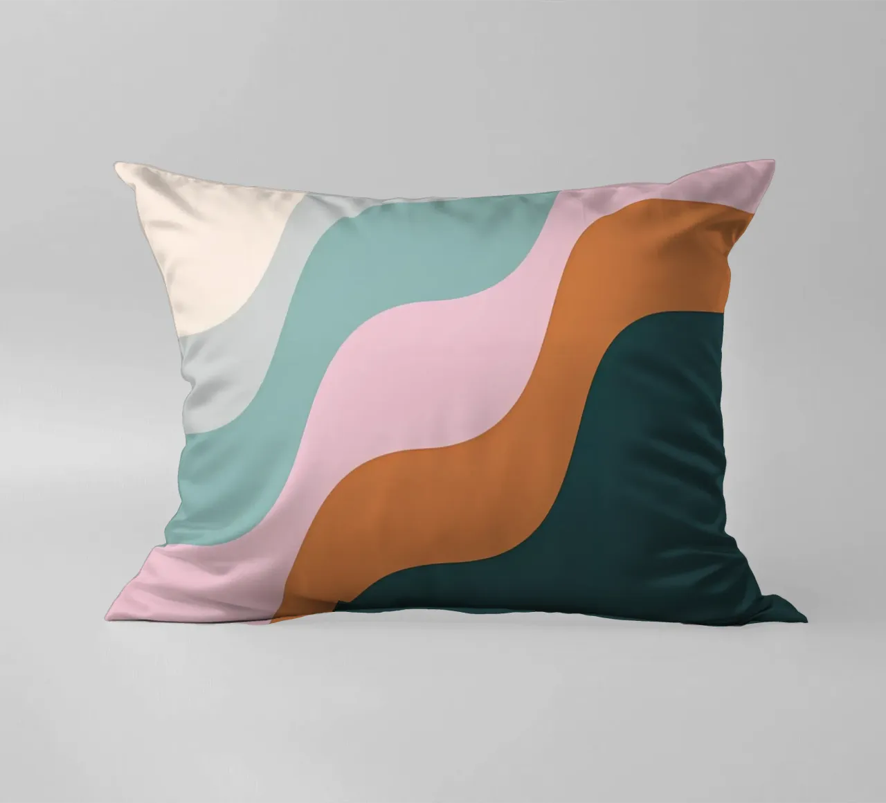 Serene Waves decorative cushion by James M Coyle