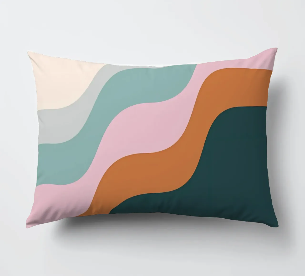 Serene Waves decorative cushion by James M Coyle